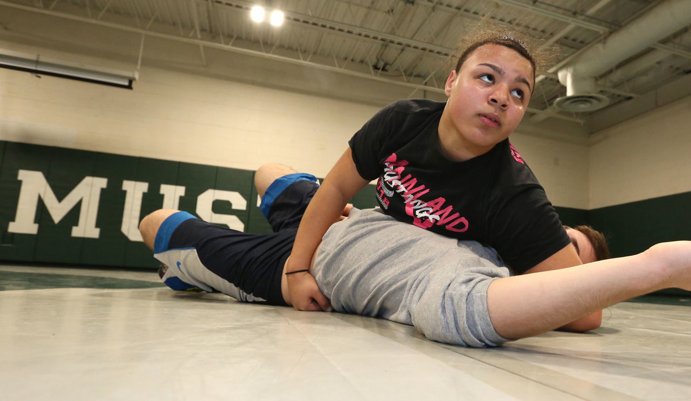 Amirah Giorgianni Mainland wrestler